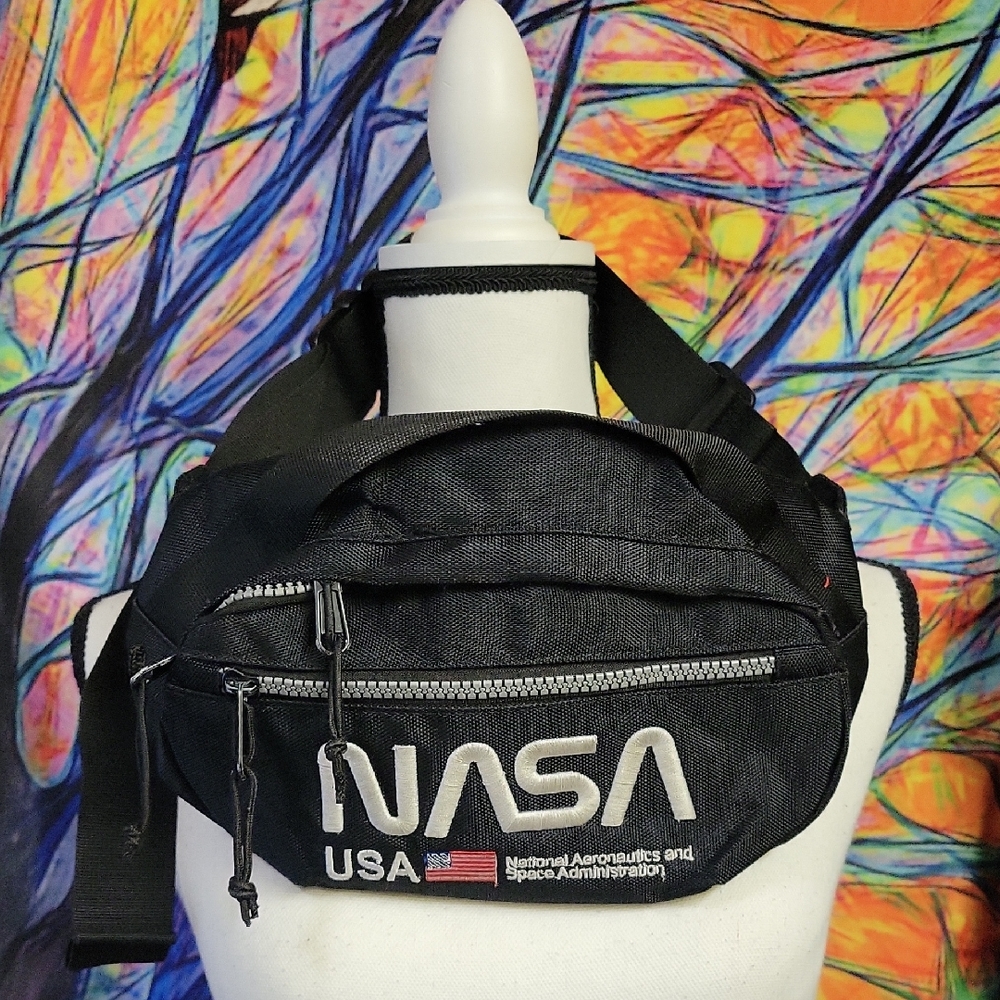 Hudson NASA Black Fanny Bag